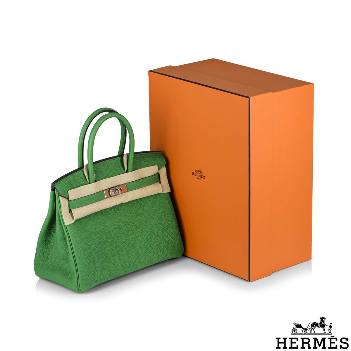 HERMES Togo Birkin 30 Bambou 1186205